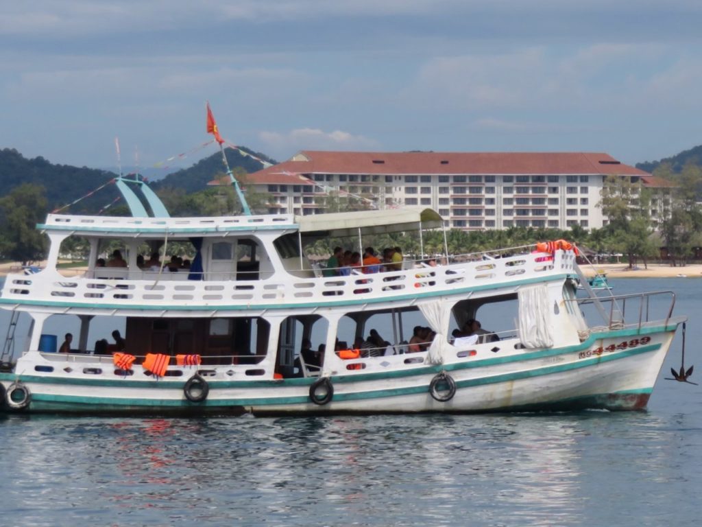 Diving boat at Phu Quoc, Vietnam