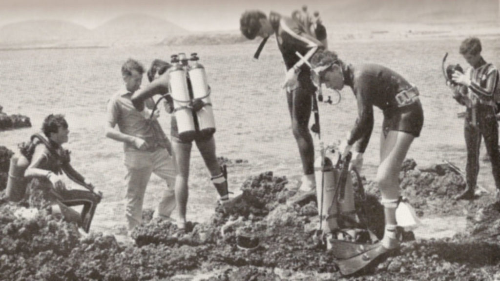 Diving: Heriot's club members in Lanzarote