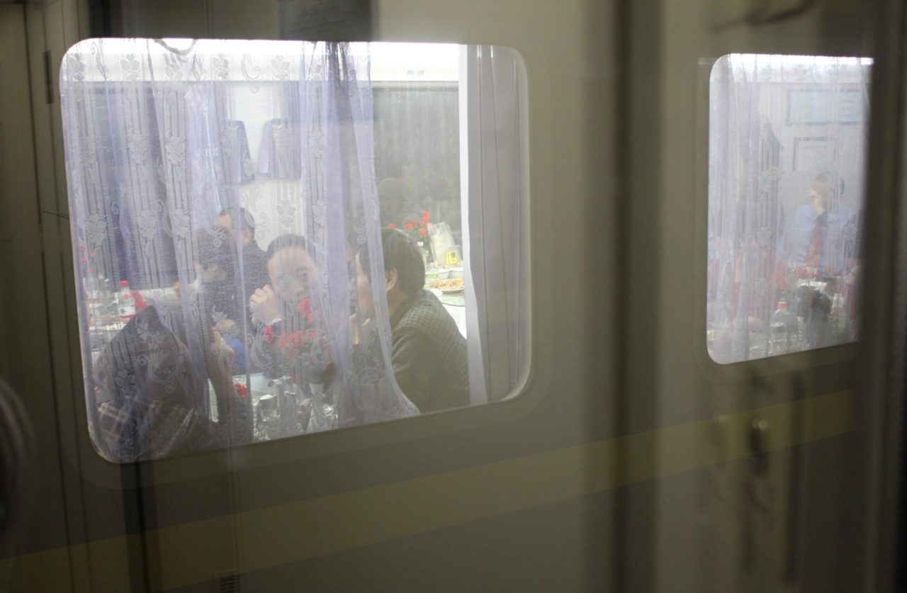 Taking a Slow Train from China: Cor, their dining car is open