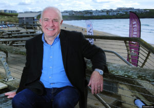 Rick Stein at Rick Stein Fistral, one of his Cornwall restaurants