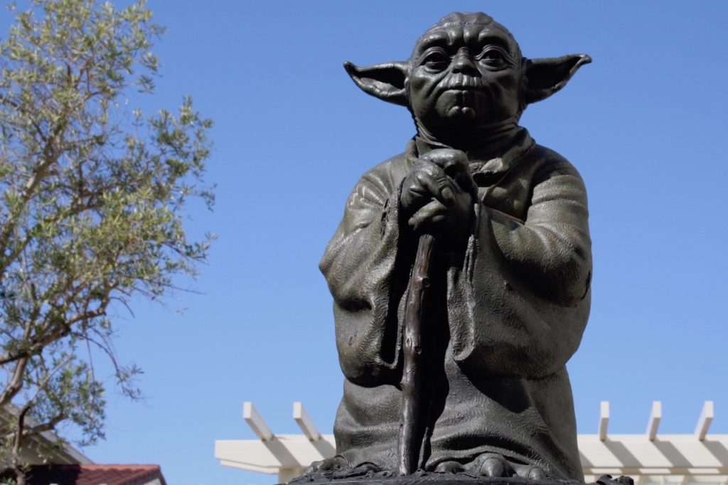 Yoda fountain