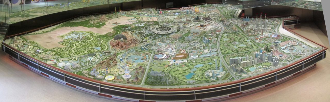 Model of part of the Dubailand plan