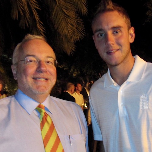 Colin Simpson and Stuart Broad