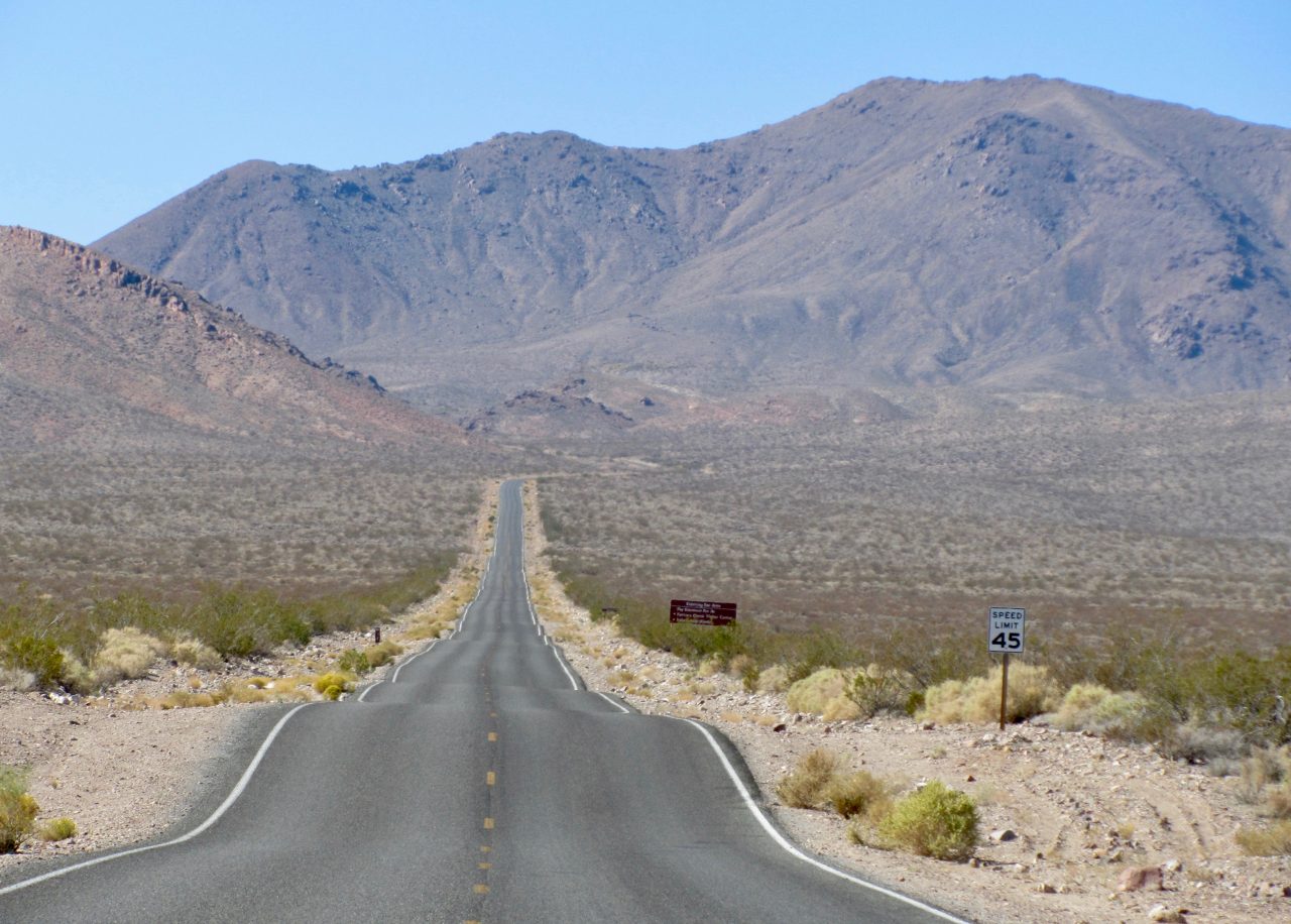 Death Valley road