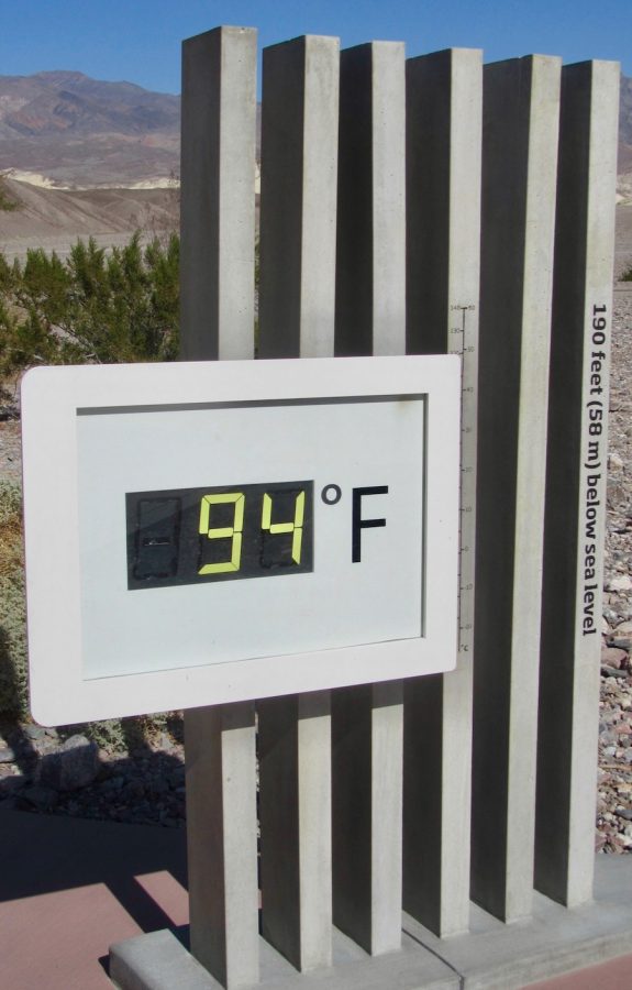 Death Valley thermometer