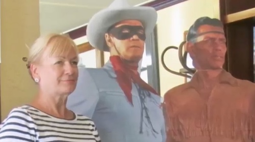 Sue, Lone Ranger and Tonto