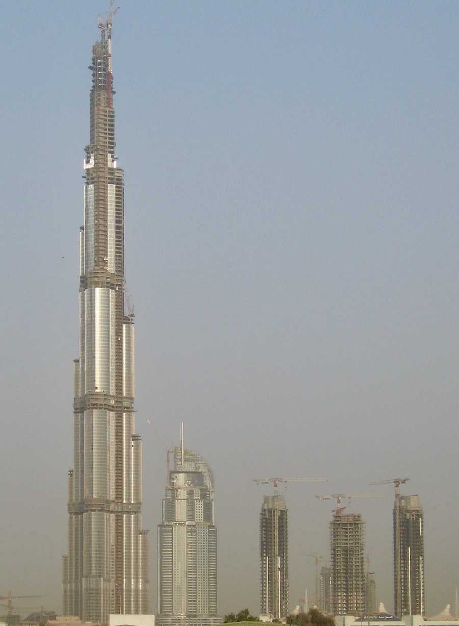 Burj under construction