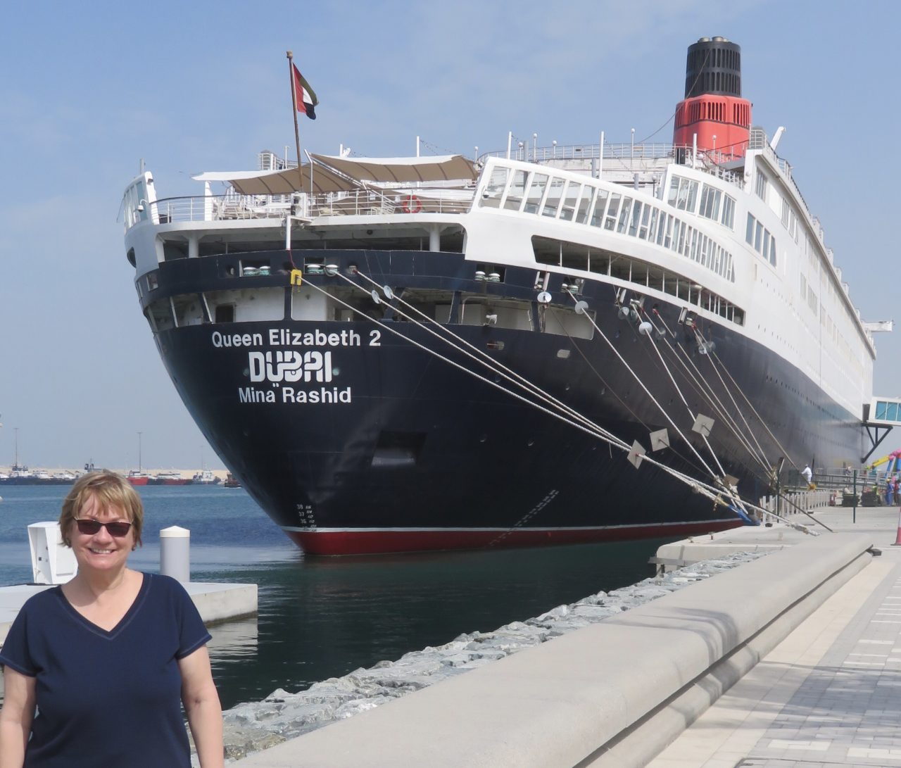 Sue with QE2