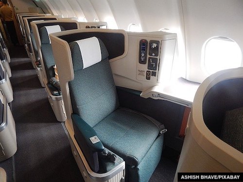 Business class cabin