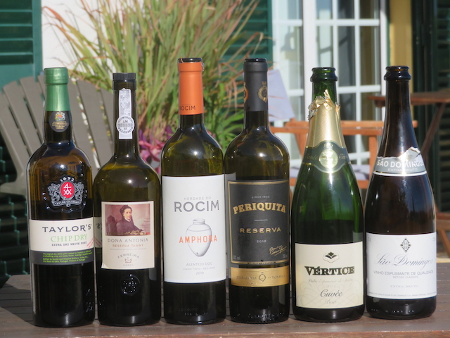 Selection of Portuguese wines