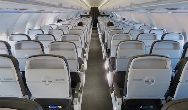 Empty plane during pandemic