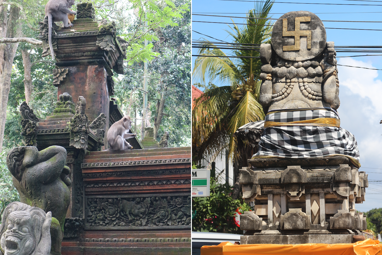 Monkey temple in Ubud